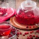 Чай с клюквой: рецепты, полезные свойства