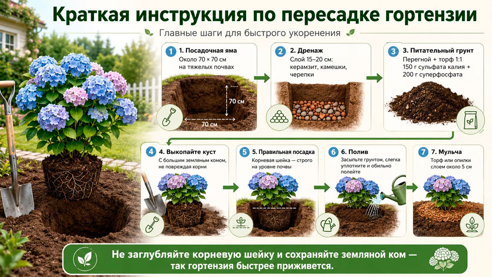 Посадка гортензии метельчатой в открытый грунт: пошаговая инструкция